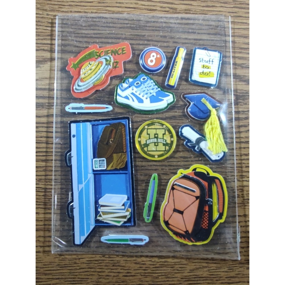 8th Eighth Grade Middle School Scrapbooking Stickers By Recollections Partial